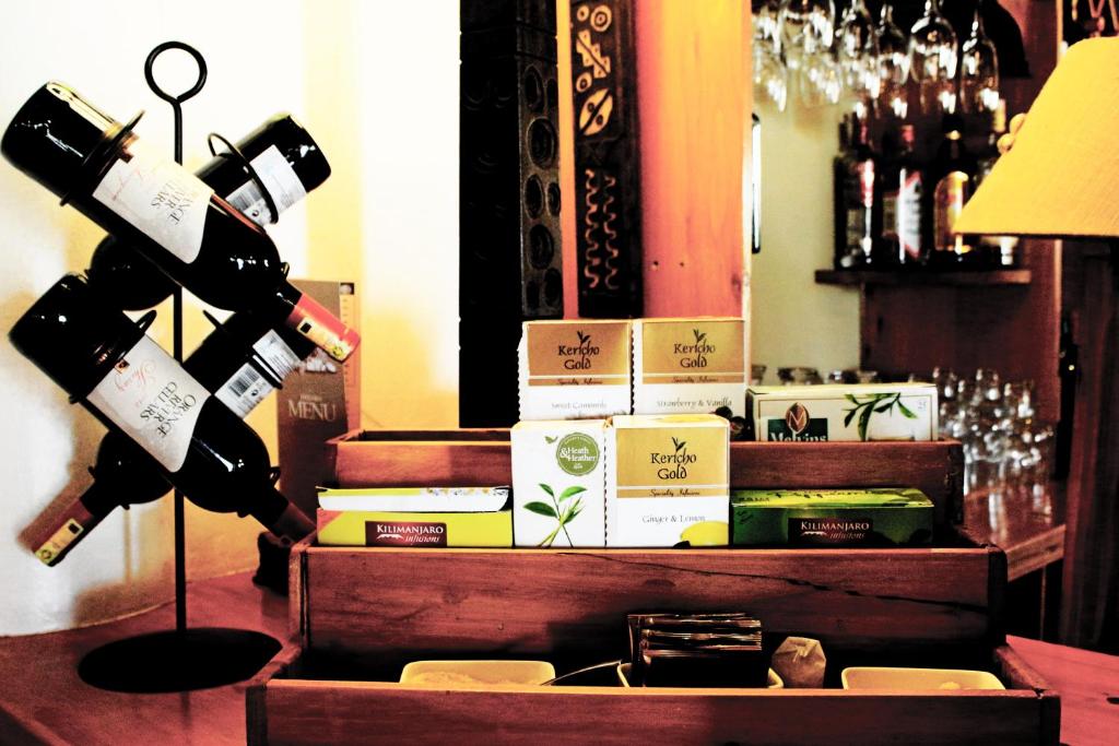 Ziwa Bush Lodge wine