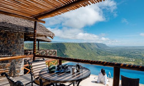 Kilimamoja escarpment view