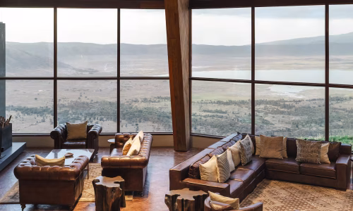 Ngorongoro melia lodge view